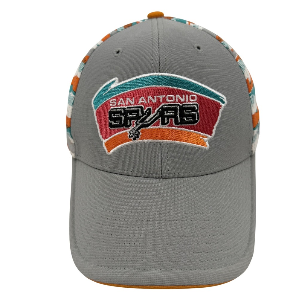 47 Brand San Antonio Spurs NBA Hardwood Classics Grey Fiesta Adjustable Hat OSFM